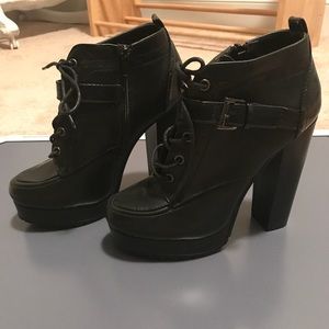 Leila Stone Roxaya Platform Booties